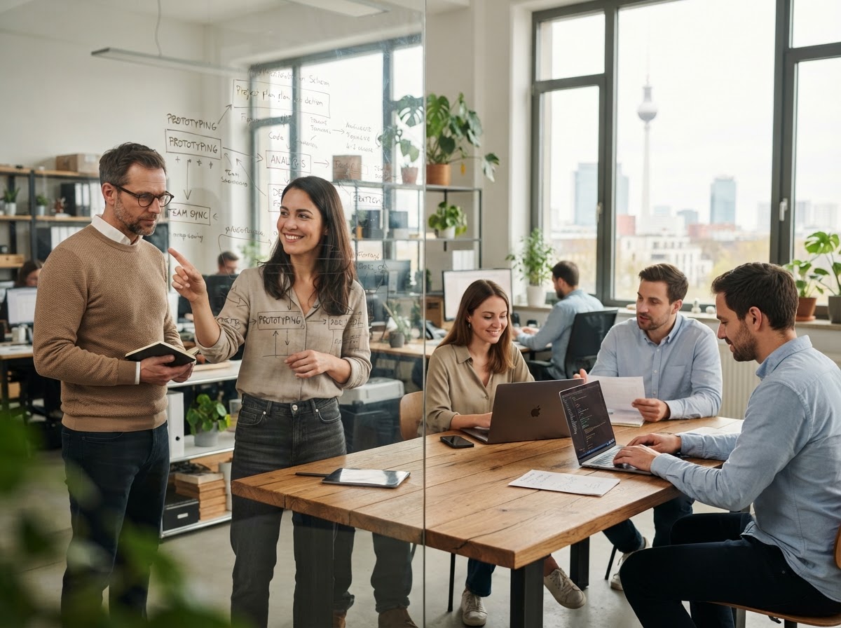 Novlegado Team bei der Entwicklung von KI-Modellen für Datenanalyse